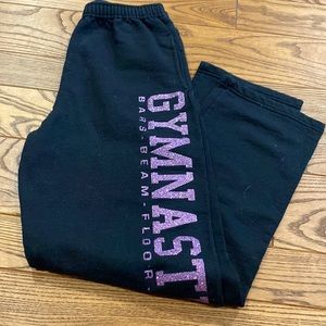 Gymnastics sweat pants